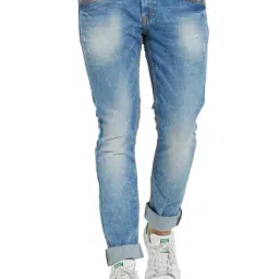 Spykar Blue Low Rise Distressed Jeans-picture-12