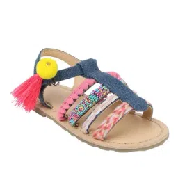 Aria Nica Kids Navy Lola Back Strap Sandals-image-39
