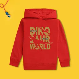 NUSYL Boys Printed Hooded Sweatshirt image 1