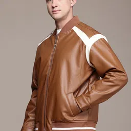 French Connection Typography Embroidered Detailed Varsity Jacket image 4