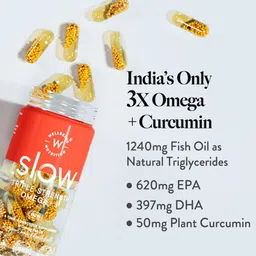 Wellbeing Nutrition Set Of 2 Slow Triple Strength Omega 3 Capsules-60NCapsules Each image 4