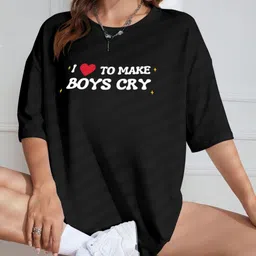 CORSICA Typography Printed Round Neck Drop Shoulder T-shirt image 2