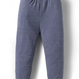 Kidi Wav Half Sleeves Striped Coordinating Tee & Joggers Set - Navy Blue image 4