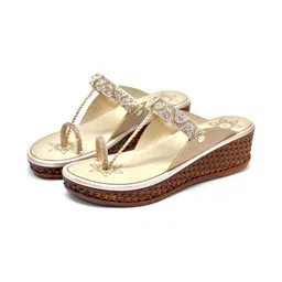 Anouk Embellished Party Wedge Sandals image 4