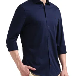 Tommy Hilfiger Navy Blue Regular Fit Shirt image 4