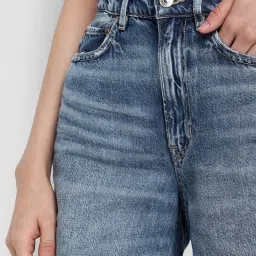 American Eagle Outfitters Blue High Rise Jeans image 4
