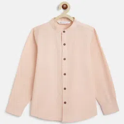 Campana Infant Boys Light Pink Cotton Shirt-picture-15