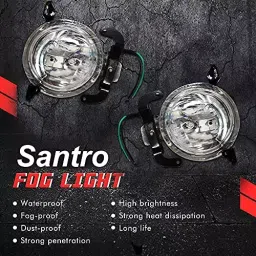 Auto Pearl Car Fog Lamp Light Compatible For Hyundai Santro (Set of 2 Pcs) image 3