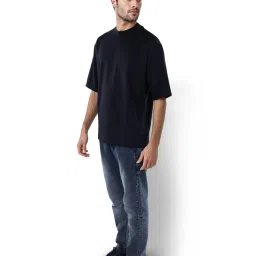 celio Celio* Black Loose Fit T-Shirt image 4