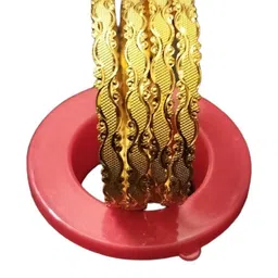 SGN fashion Gold Brass Bangles image 2