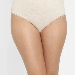 Clovia Light Grey Textured Hipster Panty-image-83