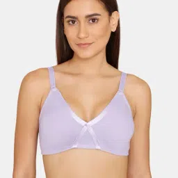 Rosaline by Zivame Purple Non Wired Non Padded T-Shirt Bra-picture-10