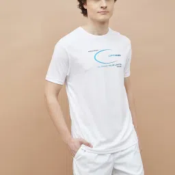 Fame Forever By Lifestyle White Regular Fit Printed T-Shirt image 4