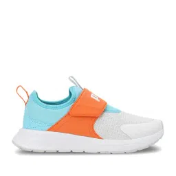 Puma Kids Grey & Rickie Orange Casual Sneakers-image-18
