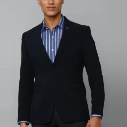 Allen Solly Navy Slim Fit Blazer-picture-33
