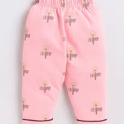 Clt.s Unisex Pink Graphic Print Full Sleeves Shirt With Pyjamas image 4