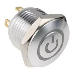 RS PRO Illuminated Push Button Switch Momentary 16 mm Cutout SPST Yellow LED 36 V DC, 1759521-picture-15