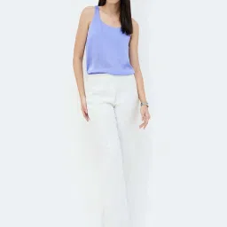 Code by Lifestyle Blue Plain Top image 4