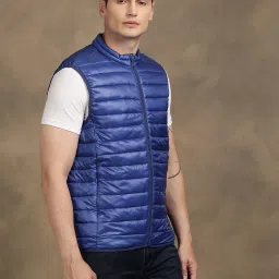 Turtle Blue Relaxed Fit Puffer Jacket image 4