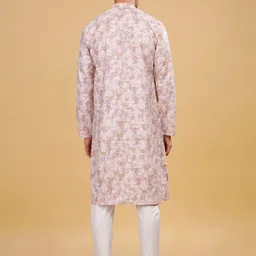 Anouk Men's Ethnic Foil Printed Long Kurta image 4