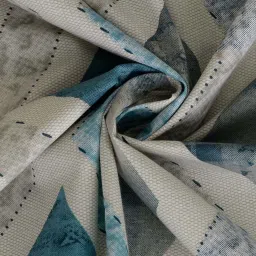 Klotthe Blue 400 TC Cotton Single Bedsheet with Pillow Cover image 4