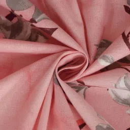 Klotthe Pink 400 TC Cotton Double Bedsheet with 2 Pillow Covers image 4