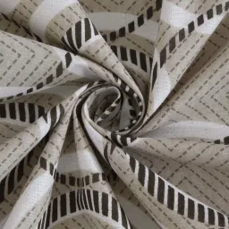 Klotthe Beige 400 TC Cotton Double Book Fold Bedsheet with 2 Pillow Covers image 4