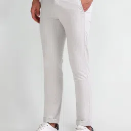 arrow sport Arrow Sports Grey Slim Fit Chinos image 4