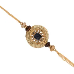 Aapno Rajasthan Thread & Beads Work Single Rakhi image 4