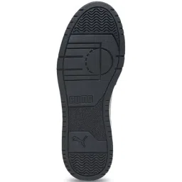 Puma Men's White, Strong Grey & Mauve Mist Court Shatter Low Sneakers image 5