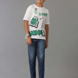 Under Fourteen Only Kids Dark Blue Slim Fit Jeans image 4