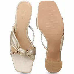 Inc.5 Women's Gold Casual Sandals image 4
