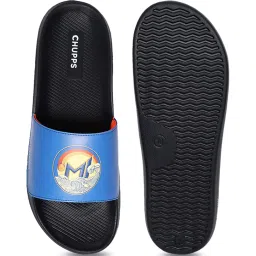 Chupps Men's Mumbai Indians Blue Slides image 4