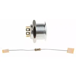 RS PRO Illuminated Push Button Switch Momentary 16 mm SPST Red LED 36 V DC, 1758514 image 4
