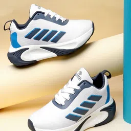 SCHOOZI Men Lace-Up Running Non-Marking Shoes image 5