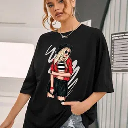 TOGS & TERRE Women Typography Printed Organic Cotton T-shirt-picture-23