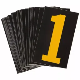 BRADY Number Label 2-1/2 inch Character Height Archivo Narrow Font, 14R210 (Pack of 25 Pcs) image 2