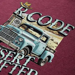 R.Code by The Roadster Life Co. Men Printed Applique T-shirt image 5