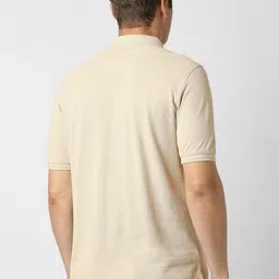 Peter England Casuals Polo Collar Cotton Regular Fit Casual T-shirt image 5