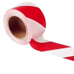 SINGHAL 3 inch x 1000 ft White And Red Non-Adhesive Warning Tape- Pack of 4 Pcs-picture-24