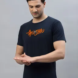 THE BEETEL HOUSE Men Typography Printed Round Neck T-shirt image 2