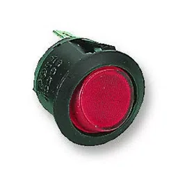 ARCOLECTRIC (BULGIN LIMITED) ROCKER SWITCH, SPST, ILLUM RED, R13-112BNAA-picture-48