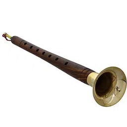 sm'sai musicals SAI Musical Handmade Pure sheesham shehnai with Brass Shell image 1
