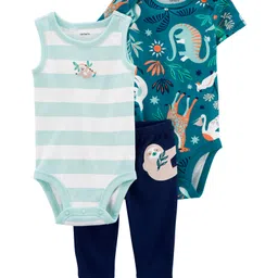 Carter's Baby 3-Piece Sloth Little Character Set- Blue-picture-17