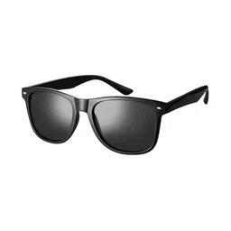DonBaller Unisex Black Lens & Black Wayfarer Sunglasses with image 3