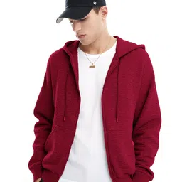 StyleCast x Revolte Hooded Long Sleeves Front Open Cotton Sweatshirt-picture-11