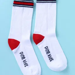 Pine Kids Cotton Knit Ankle Length Color Block Socks Pack Of 3 (Color May Vary) image 5