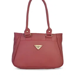 Fostelo Maroon Textured Shoulder Bag image 1