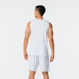 tarmak Adult Basketball Shorts SH100 - White image 3