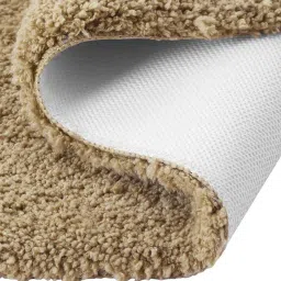 OBSESSIONS Camel Polyester Quick Dry & Anti Skid Bath Mat (Small) image 4